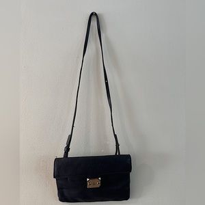 ZARA blue crossbody purse.